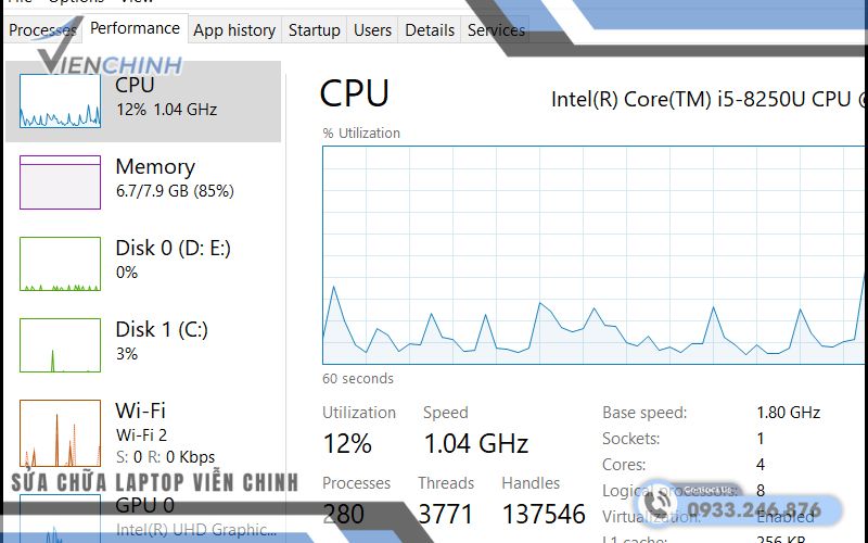 Sử dụng Task Manager để kiểm tra tiến trình ngốn tài nguyên