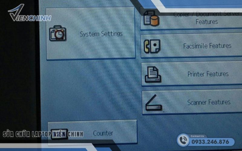 2. Cách Điều Chỉnh IP Máy Photocopy Ricoh 3352