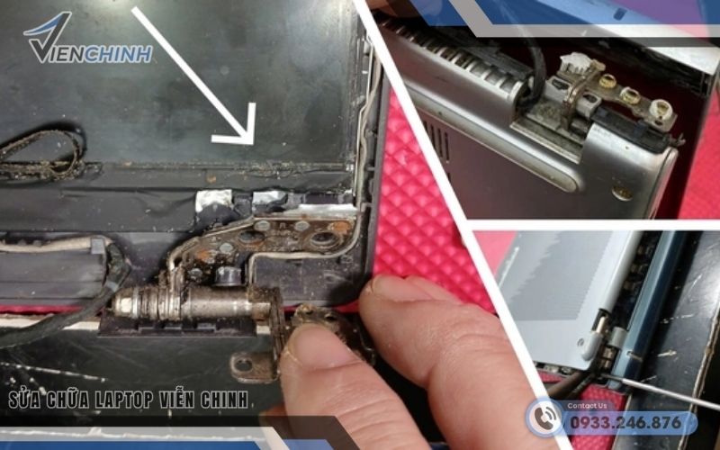 Hàn, Gia Cố Lại Bản Lề Laptop Bị Gãy