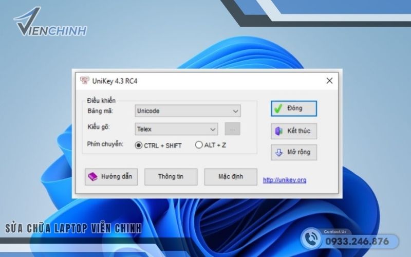 Kiểm tra đã bật Unikey chưa
