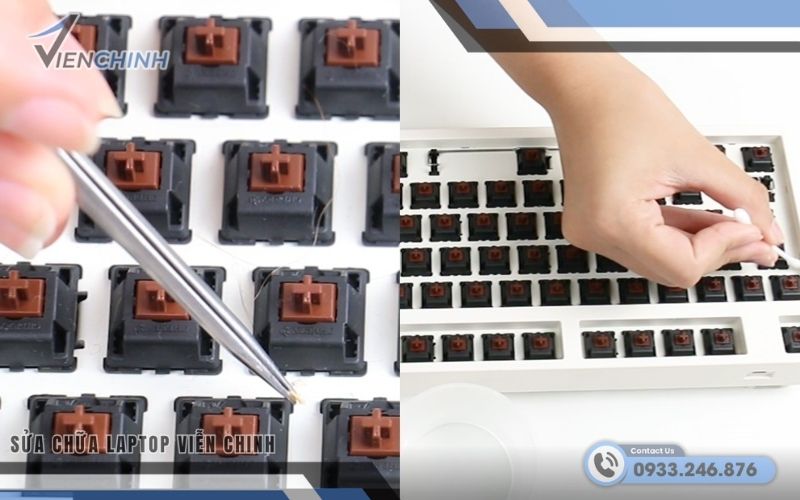 Tháo keycap và làm sạch thủ công