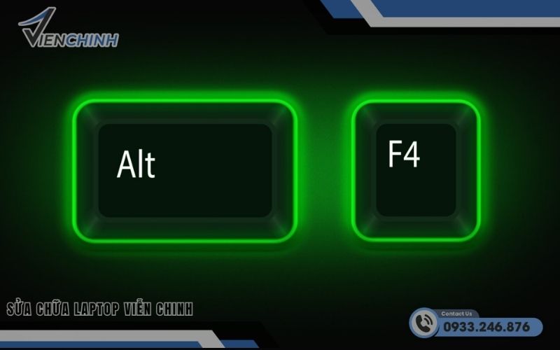 Tắt Laptop Bằng Tổ Hợp Phím Alt + F4