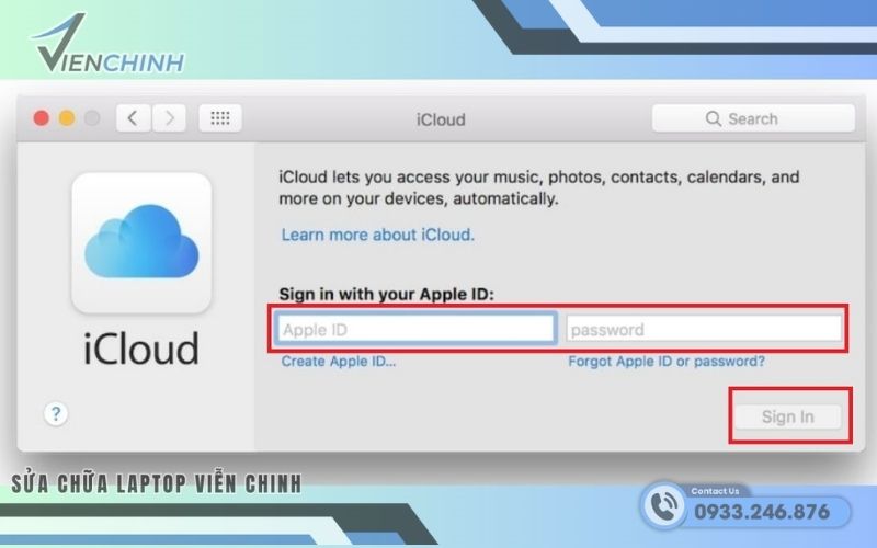 Đăng Nhập Lại Apple ID Đã Liên Kết Với MacBook