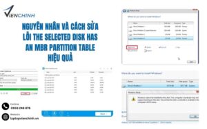 Nguyên Nhân Và Cách Sửa Lỗi The Selected Disk Has An MBR Partition Table Hiệu Quả