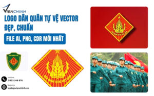 Logo Dân Quân Tự Vệ Vector