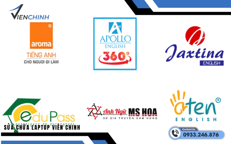 Logo Trung Tâm Ngoại Ngữ Vector