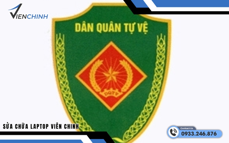 Logo dân quân tự vệ dùng cho đồng phục