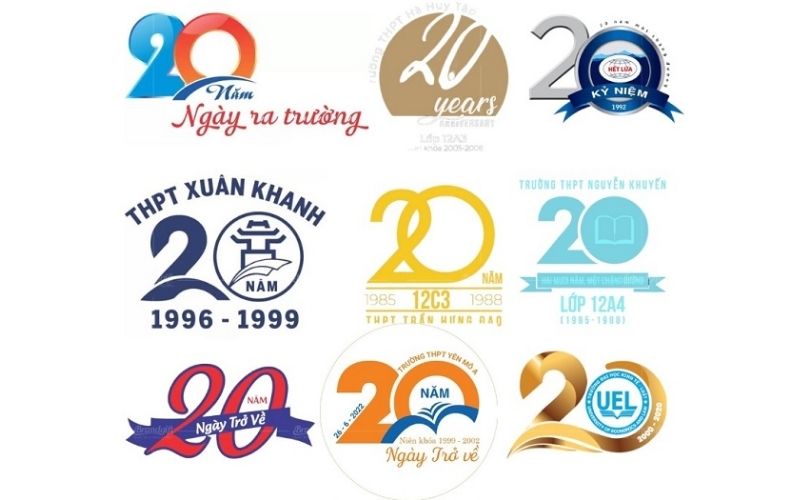 Logo 20 Năm Vector