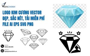 Logo Kim Cương Vector Đẹp, Sắc Nét, Tải Miễn Phí File AI EPS SVG PNG