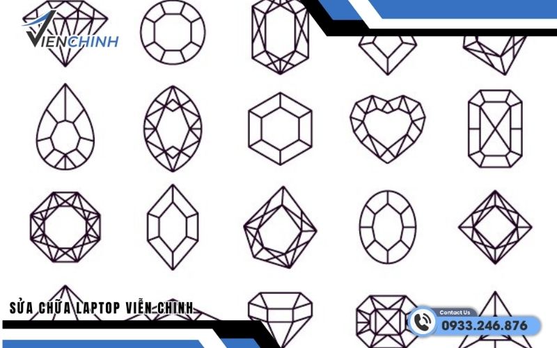 Ứng dụng logo kim cương vector trong thực tế
