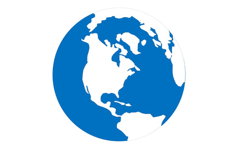 Logo Quả Địa Cầu Vector