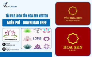 Tải File Logo Tôn Hoa Sen Vector Miễn Phí - Download Free