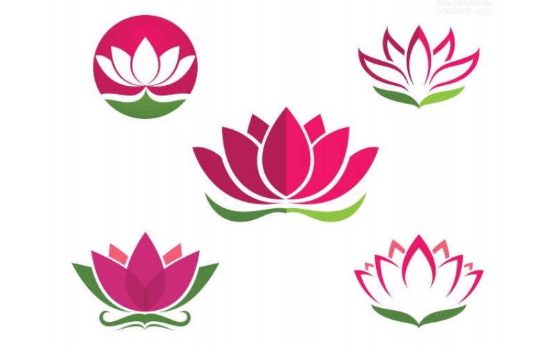 Logo Tôn Hoa Sen Vector