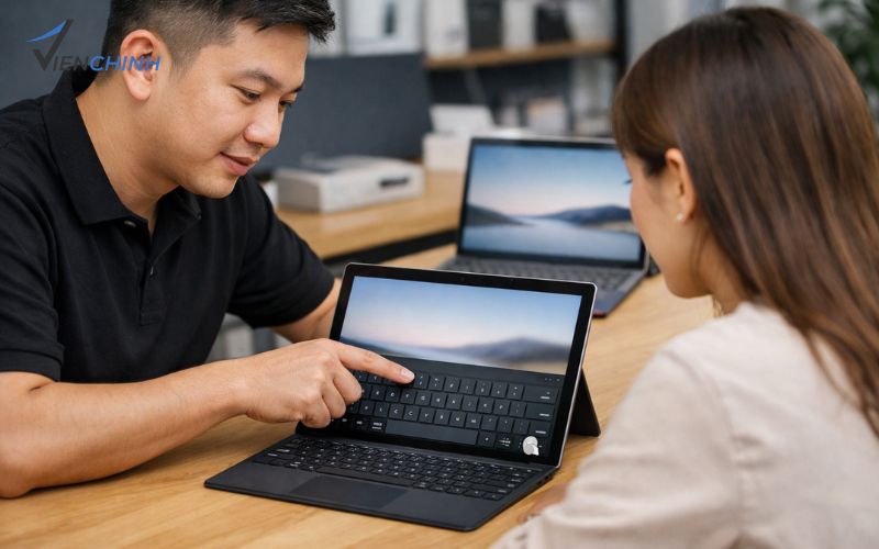 Cách Sử Dụng Bàn Phím Surface Pro X Signature Keyboard