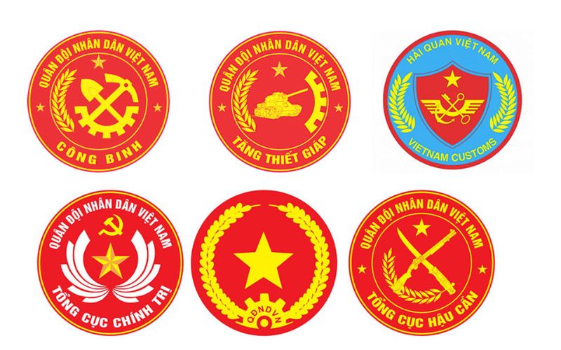 Huy Hiệu Quân Đội Vector