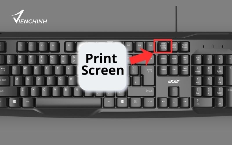 Cách Chụp Màn Hình Laptop Acer Bằng Tổ Hợp Phím
