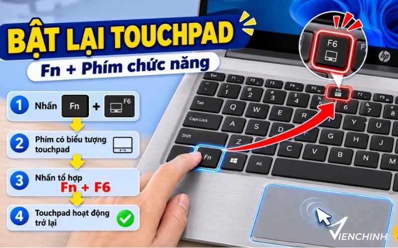 Cách Khắc Phục Laptop HP Bị Mất Chuột Cảm Ứng Hiệu Quả